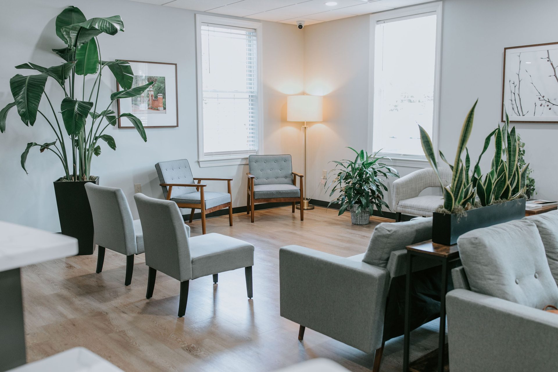 The Brickyard Dental Group waiting room