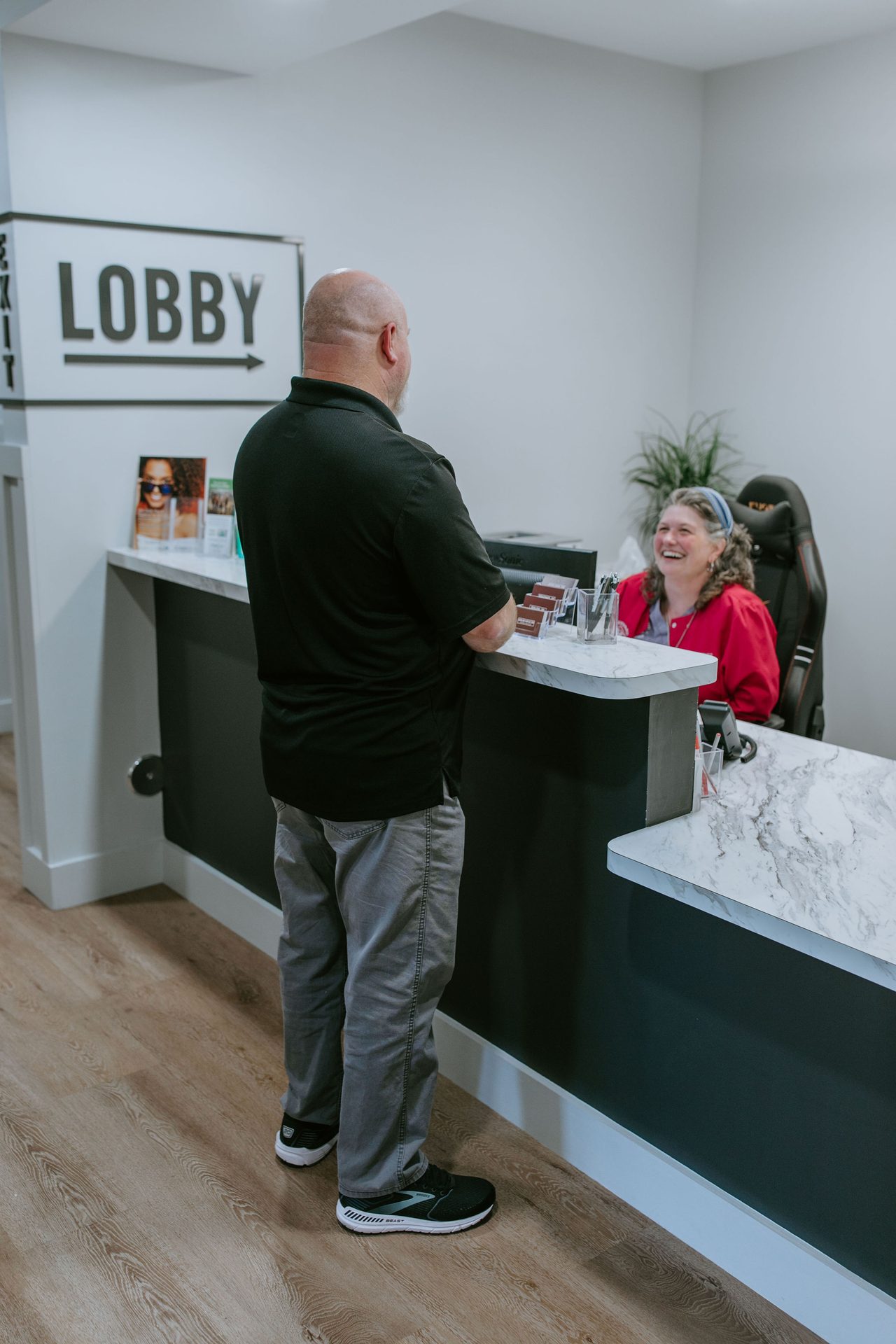 Brickyard Dental Group reception lobby